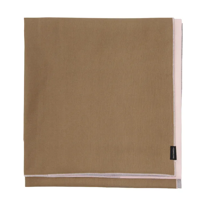 Hennika nappe 140x140 cm - Pink-charcoal-sand - Marimekko