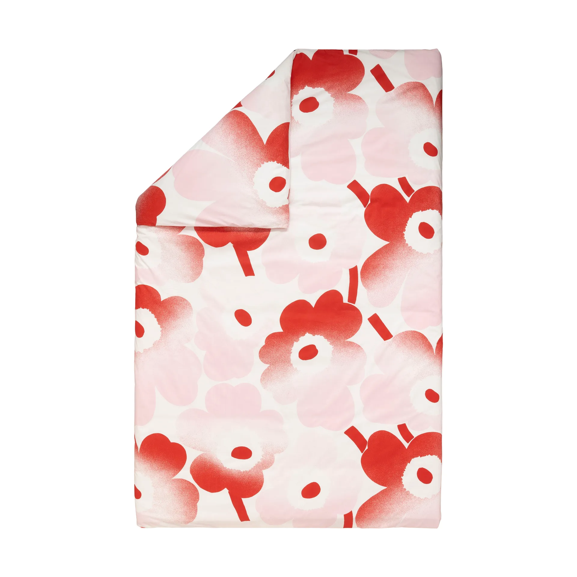 Housse de couette et taie d'oreiller Unikko Häivähdys 150x210 cm, 50x60 cm, Rose Marimekko