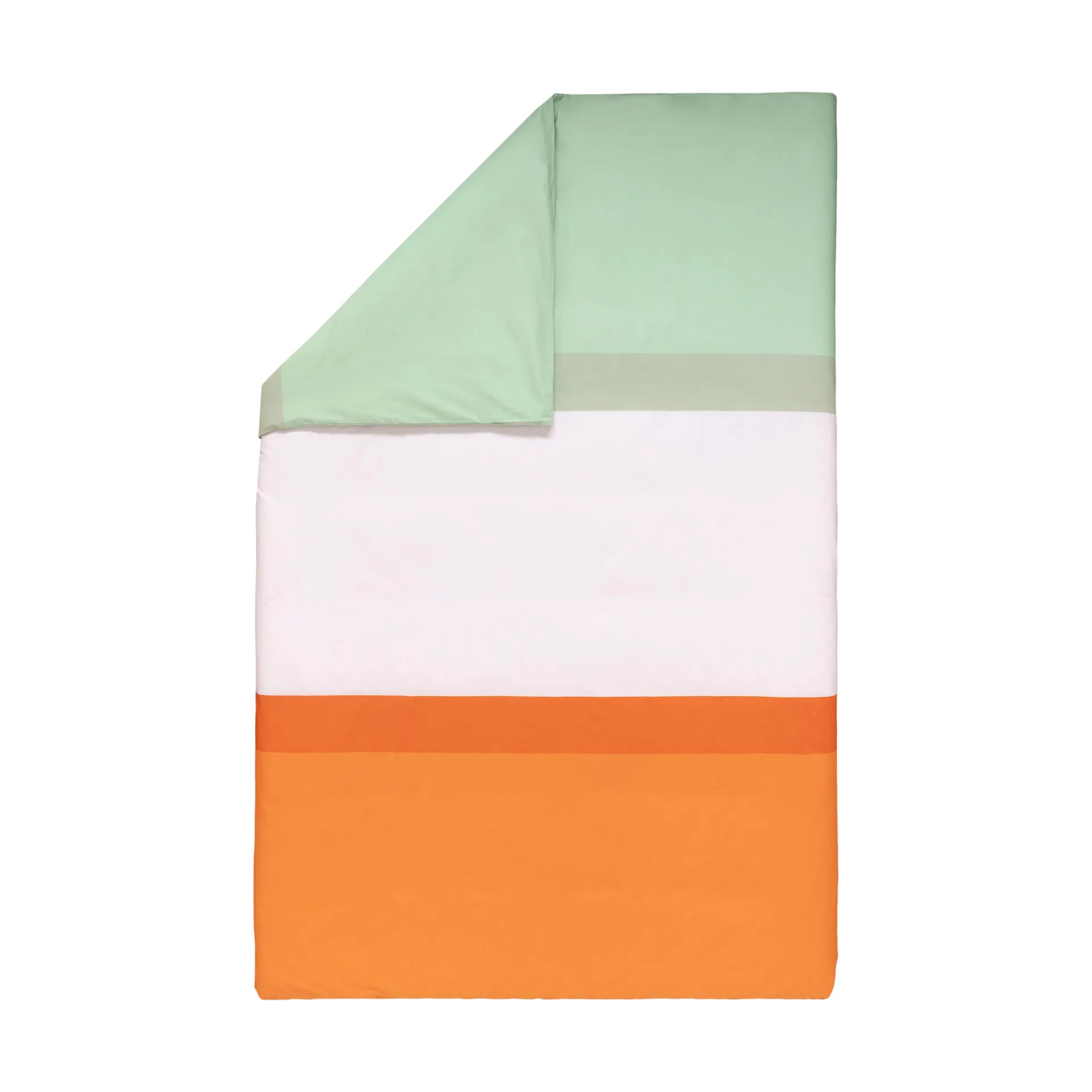 Housse de couette Hennika 150x210 cm + 50x60 cm, Orange-light pink-sage Marimekko