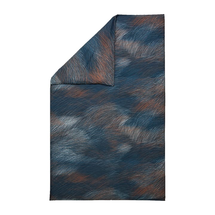 Housse de couette Lepo 150x210 cm - Bleu foncé-bleu clair-cuivre - Marimekko