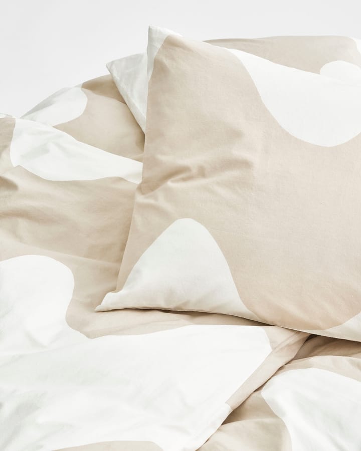 Housse de couette Lokki 150x210 cm, Beige-blanc Marimekko