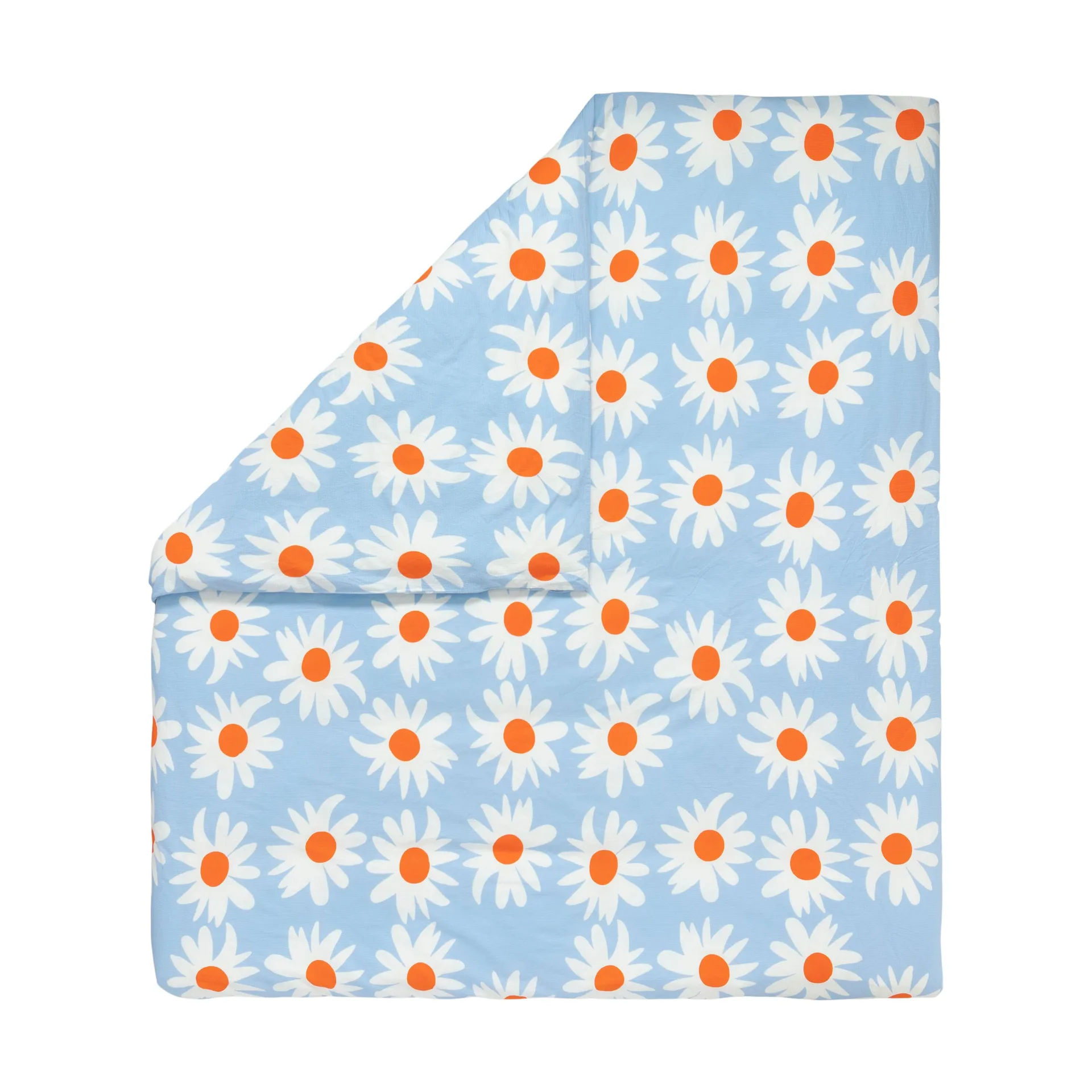 Housse de couette Rakastaa ei rakasta 240x220 cm, Orange-Off-white-light blue Marimekko