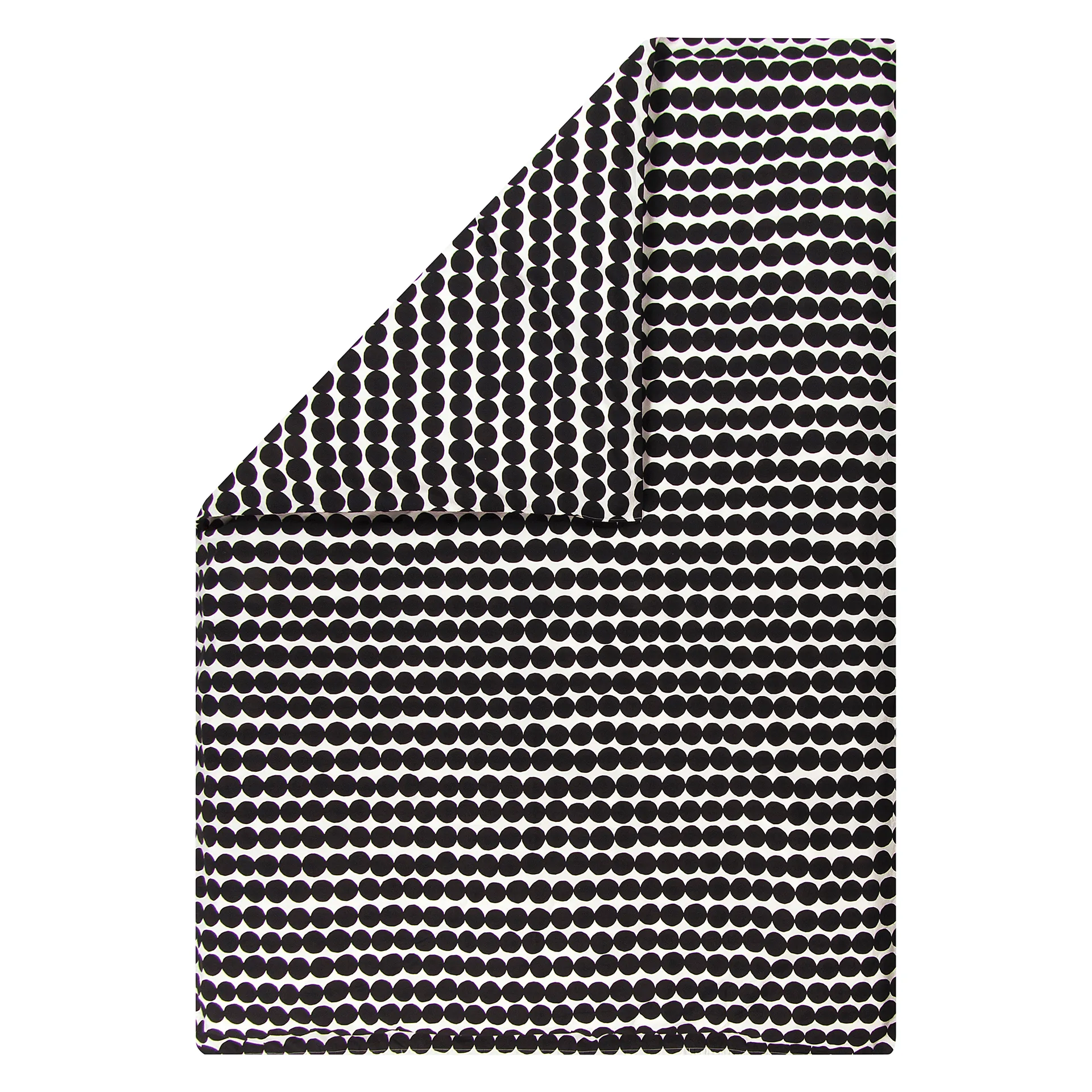 Housse de couette Räsymatto 150x210 cm, Noir-blanc Marimekko