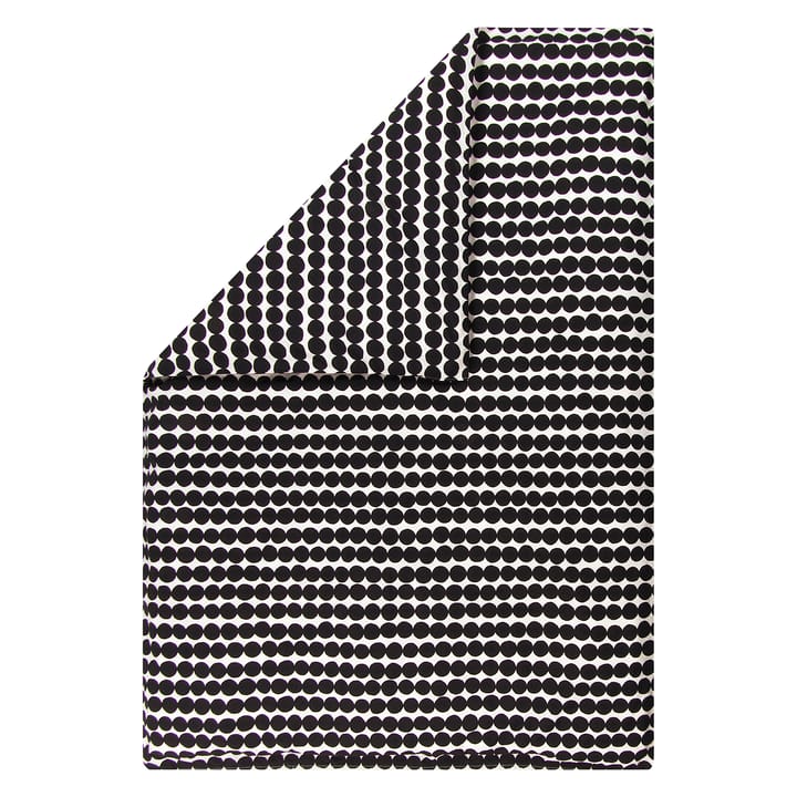 Housse de couette Räsymatto 150x210 cm - Noir-blanc - Marimekko