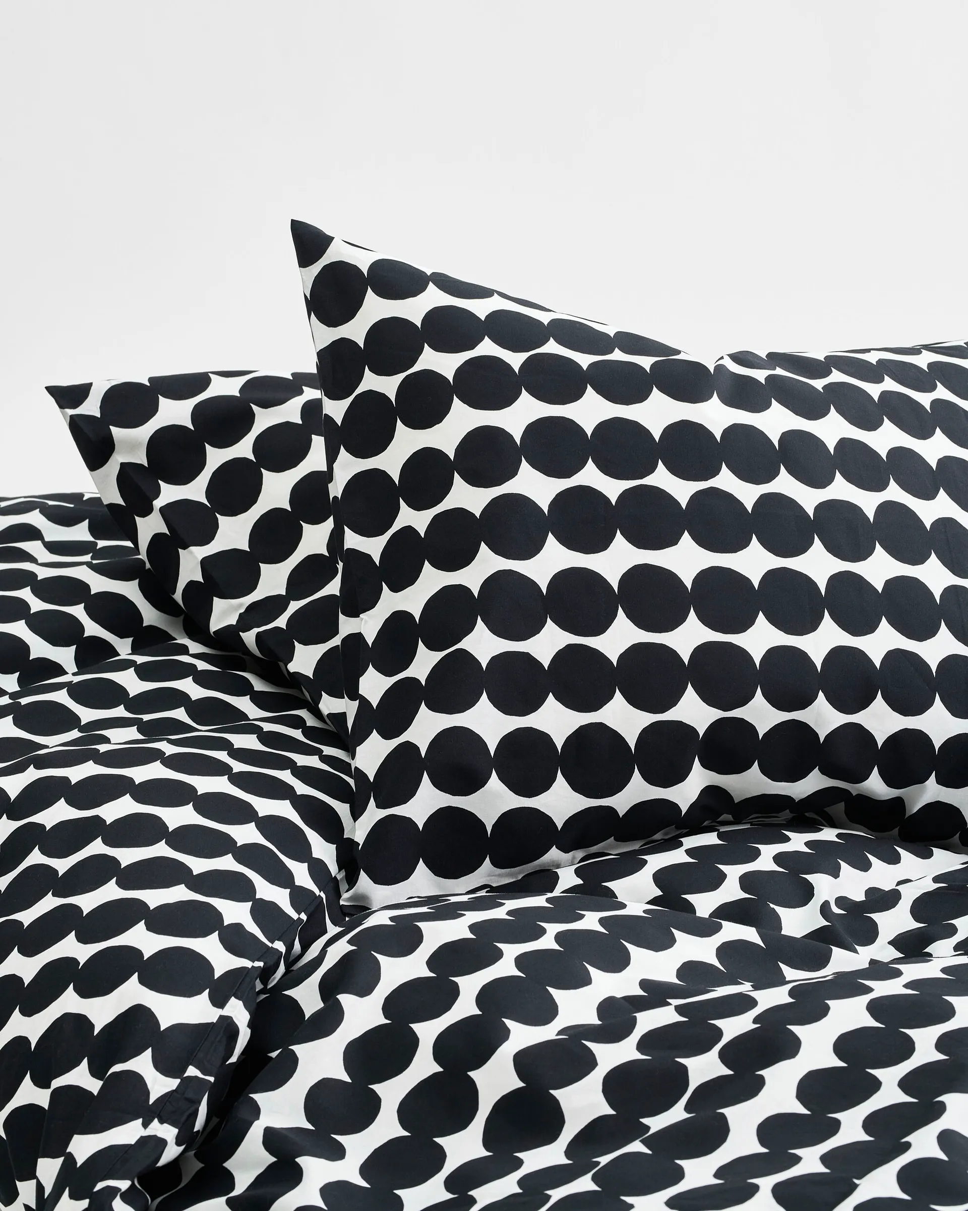 Housse de couette Räsymatto 150x210 cm, Noir-blanc Marimekko