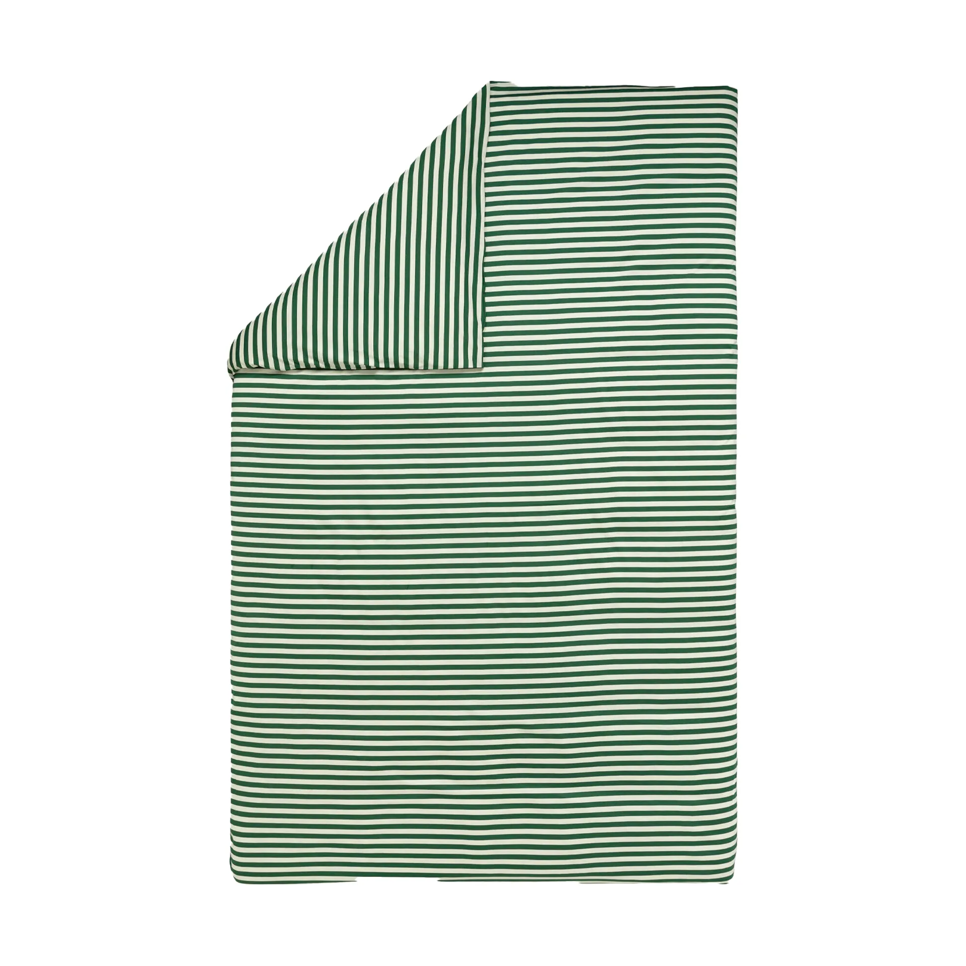 Housse de couette Tasaraita 150x210 cm, Off white-dark green Marimekko