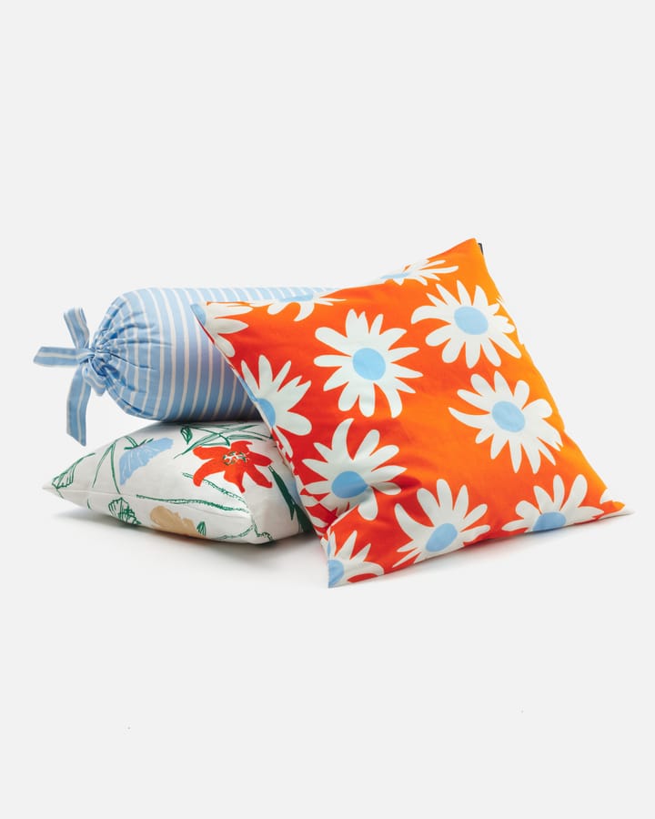 Housse de coussin Perenna 40x60 cm, White-green-orange-yellow Marimekko