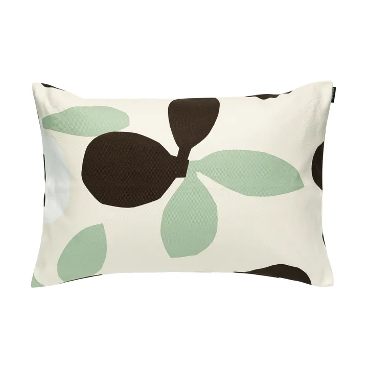 Housse de coussin Pieni Omppo - White, green, 40x60 cm - Marimekko