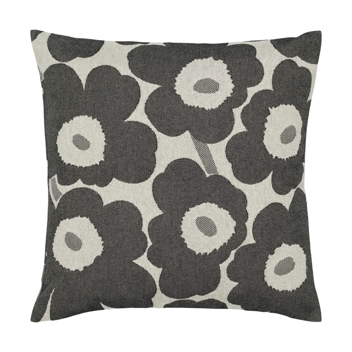 Housse de coussin Pieni Unikko 47x47 cm - Off white-charcoal-sand - Marimekko