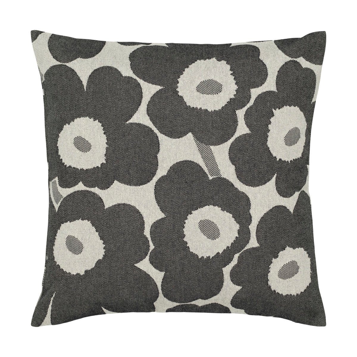 Marimekko Housse de coussin Pieni Unikko 47x47 cm Off white-charcoal-sand