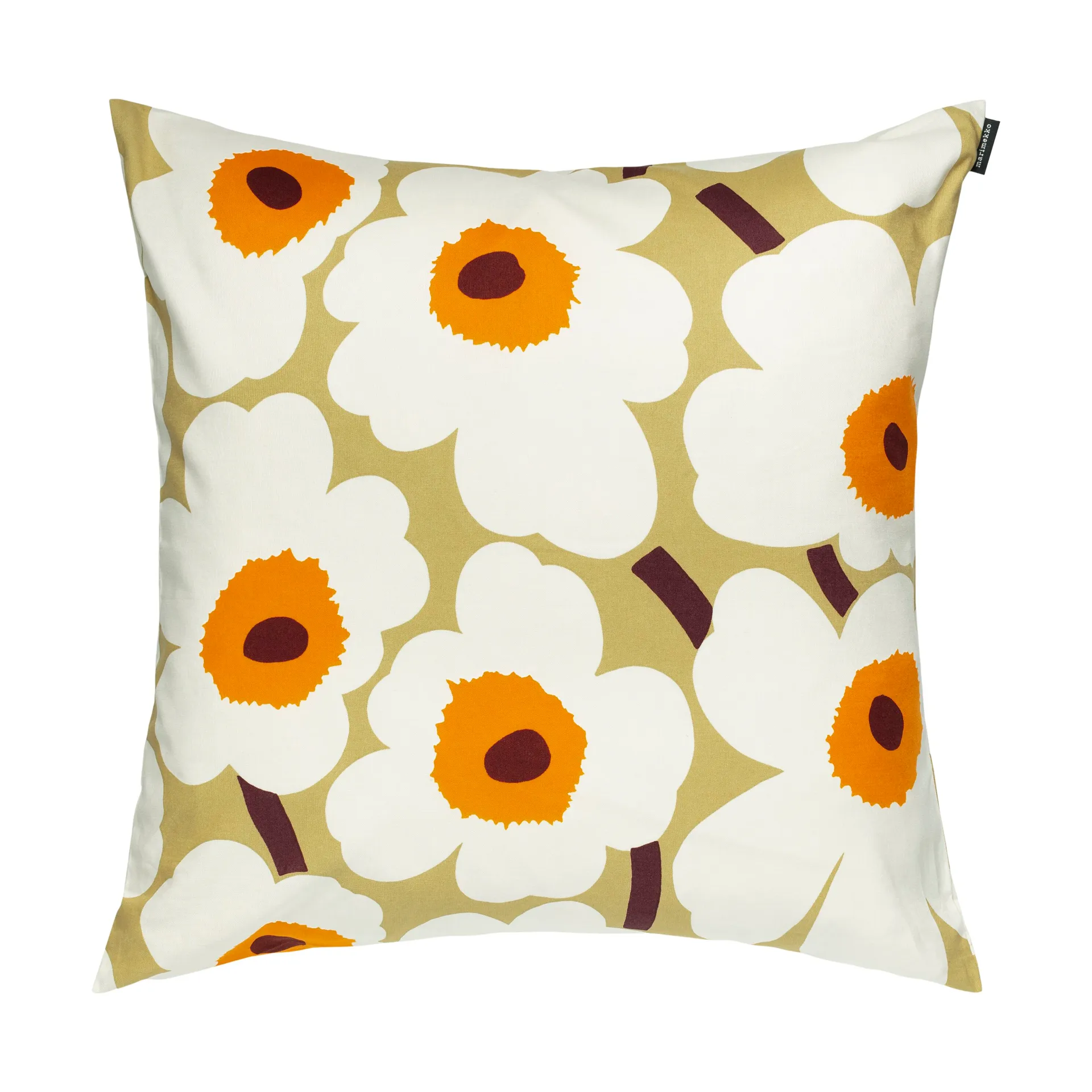Housse de coussin Pieni Unikko 50x50 cm, Beige Marimekko
