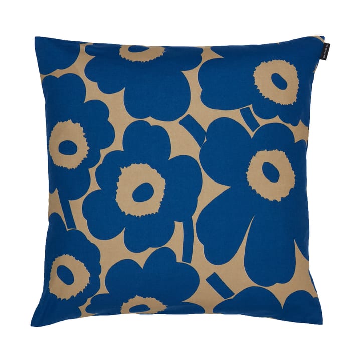 Housse de coussin Pieni Unikko 50x50 cm - Brown-blue - Marimekko