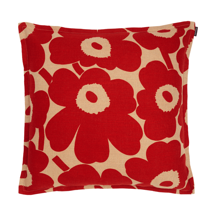 Housse de coussin Pieni Unikko 50x50 cm - Copper-red - Marimekko