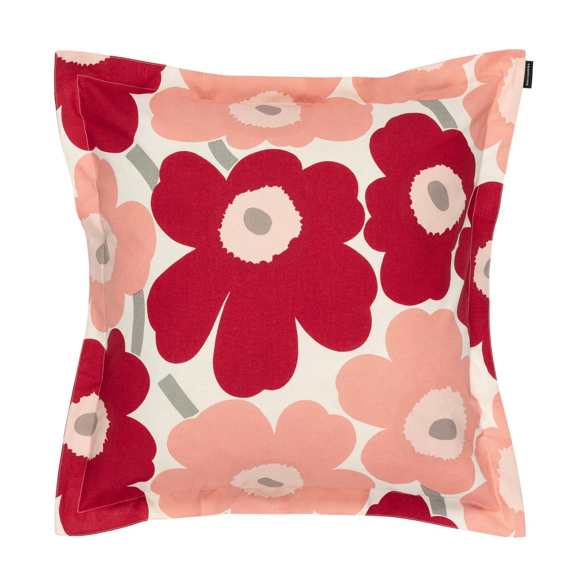 Marimekko Housse de coussin Pieni Unikko 50x50 cm Dark cherry-rose