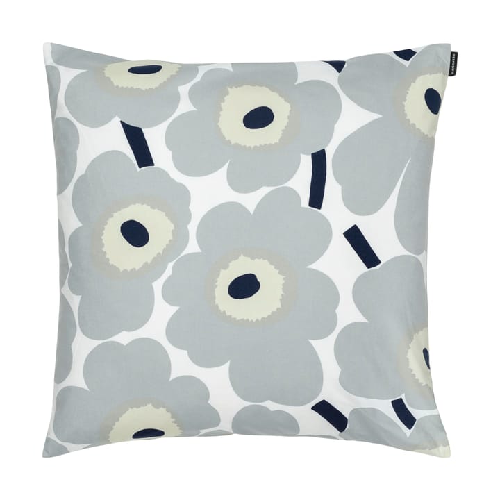 Housse de coussin Pieni Unikko 50x50 cm - Grey-sand-dark blue - Marimekko