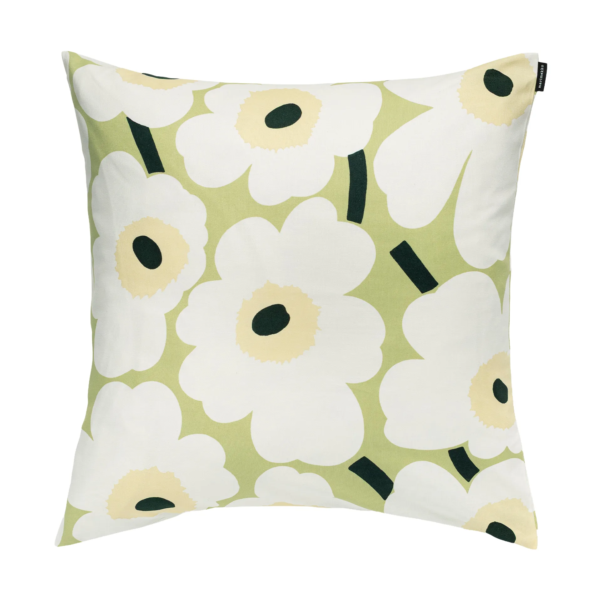 Housse de coussin Pieni Unikko 50x50 cm, Pear, off white, melon Marimekko