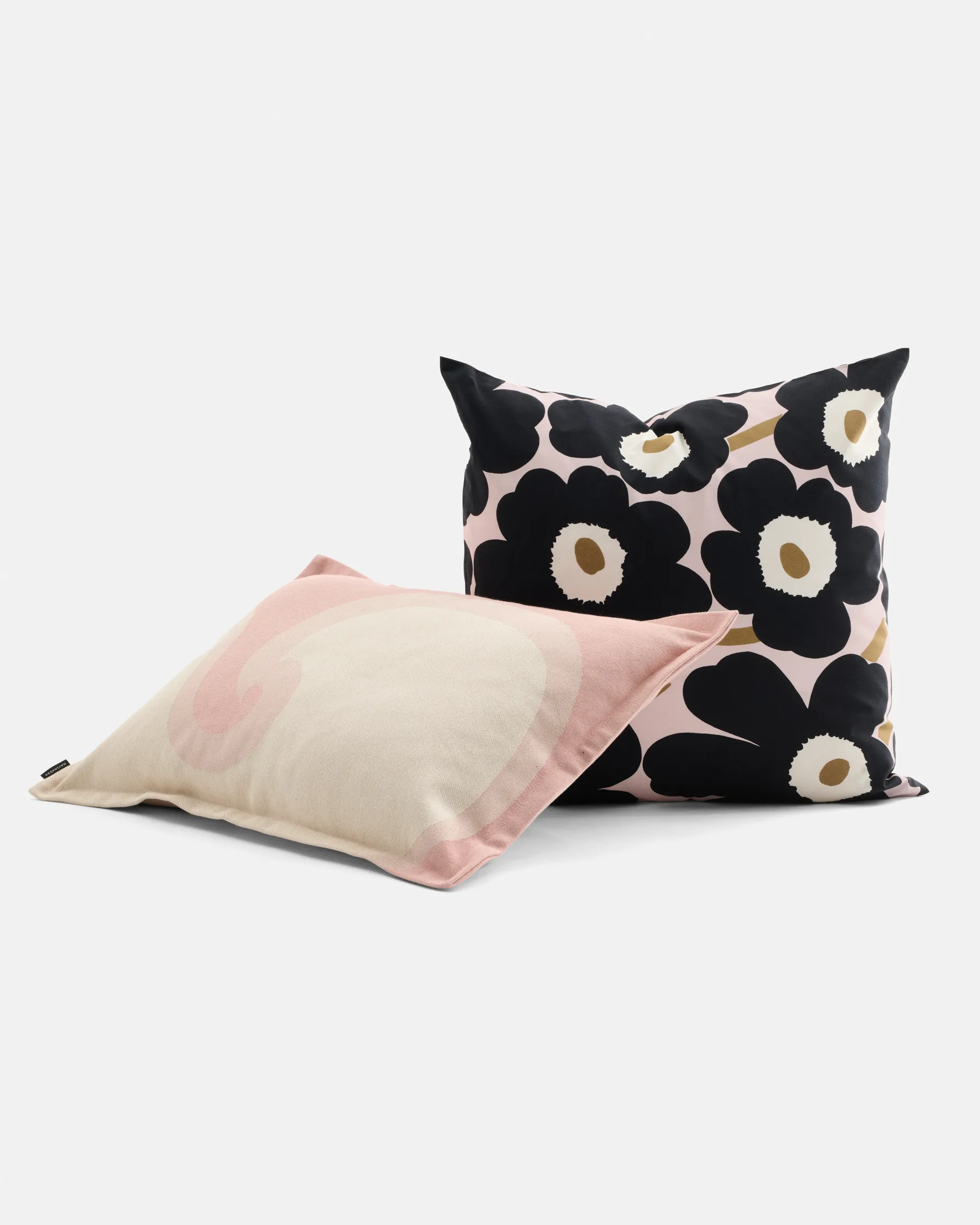 Housse de coussin Pieni unikko 50x50 cm, Pink-charcoal-light brown Marimekko