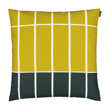 Housse de coussin Tiiliskivi 50x50 cm - Jaune-vert foncé - Marimekko