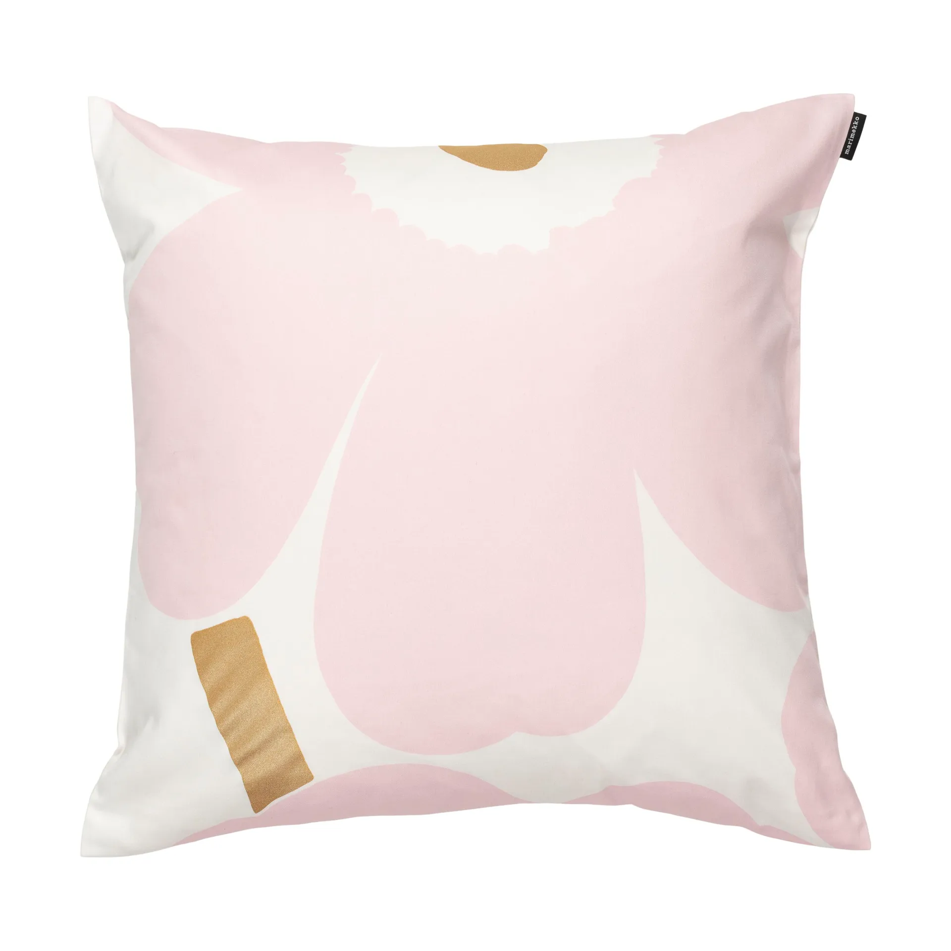 Housse de coussin Unikko 50x50 cm 2 pièces, White-Light pink-apricot Marimekko