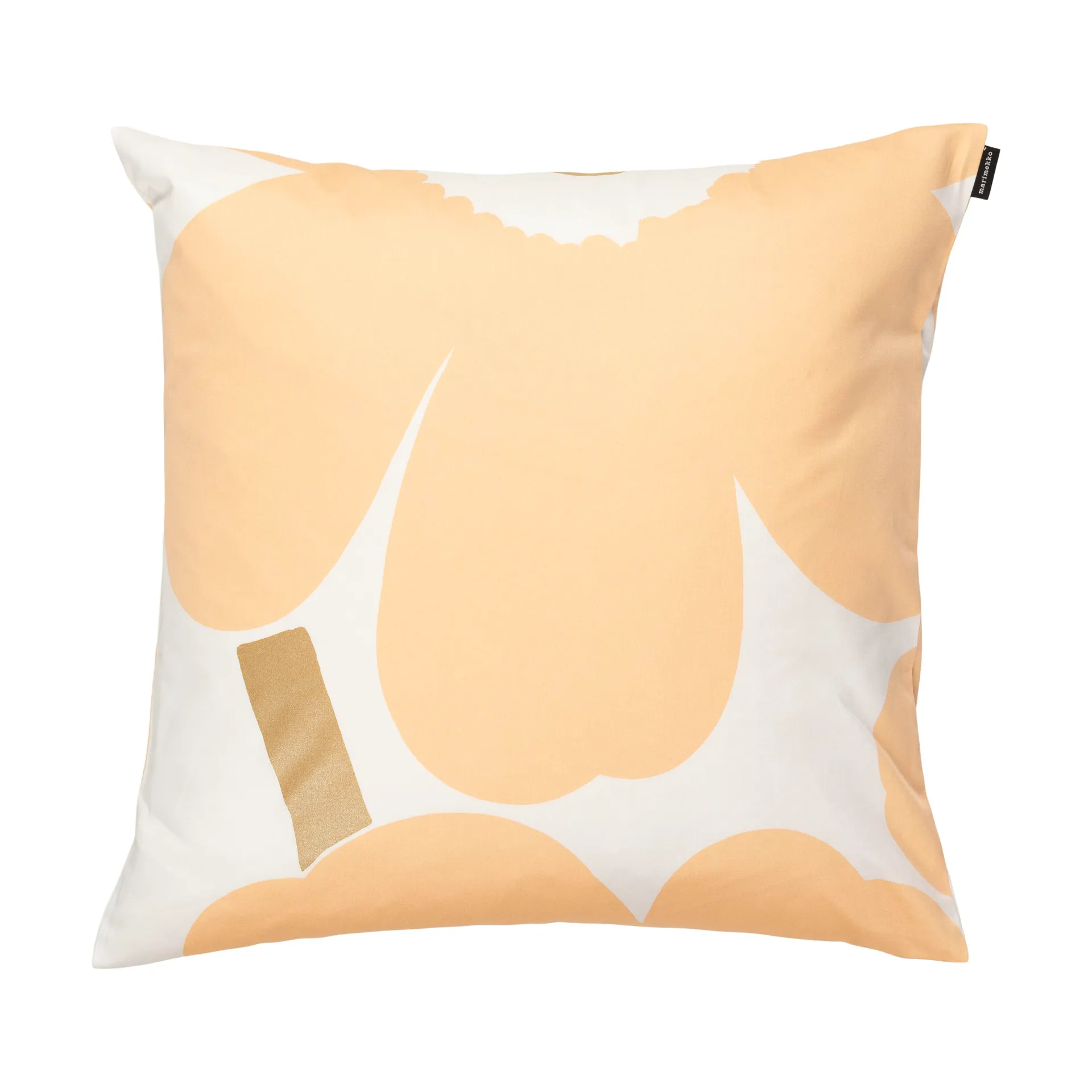 Housse de coussin Unikko 50x50 cm 2 pièces, White-Light pink-apricot Marimekko