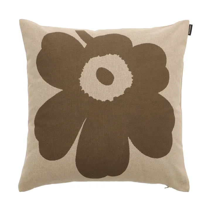 Housse de coussin Unikko 50x50 cm - Off white-taupe - Marimekko