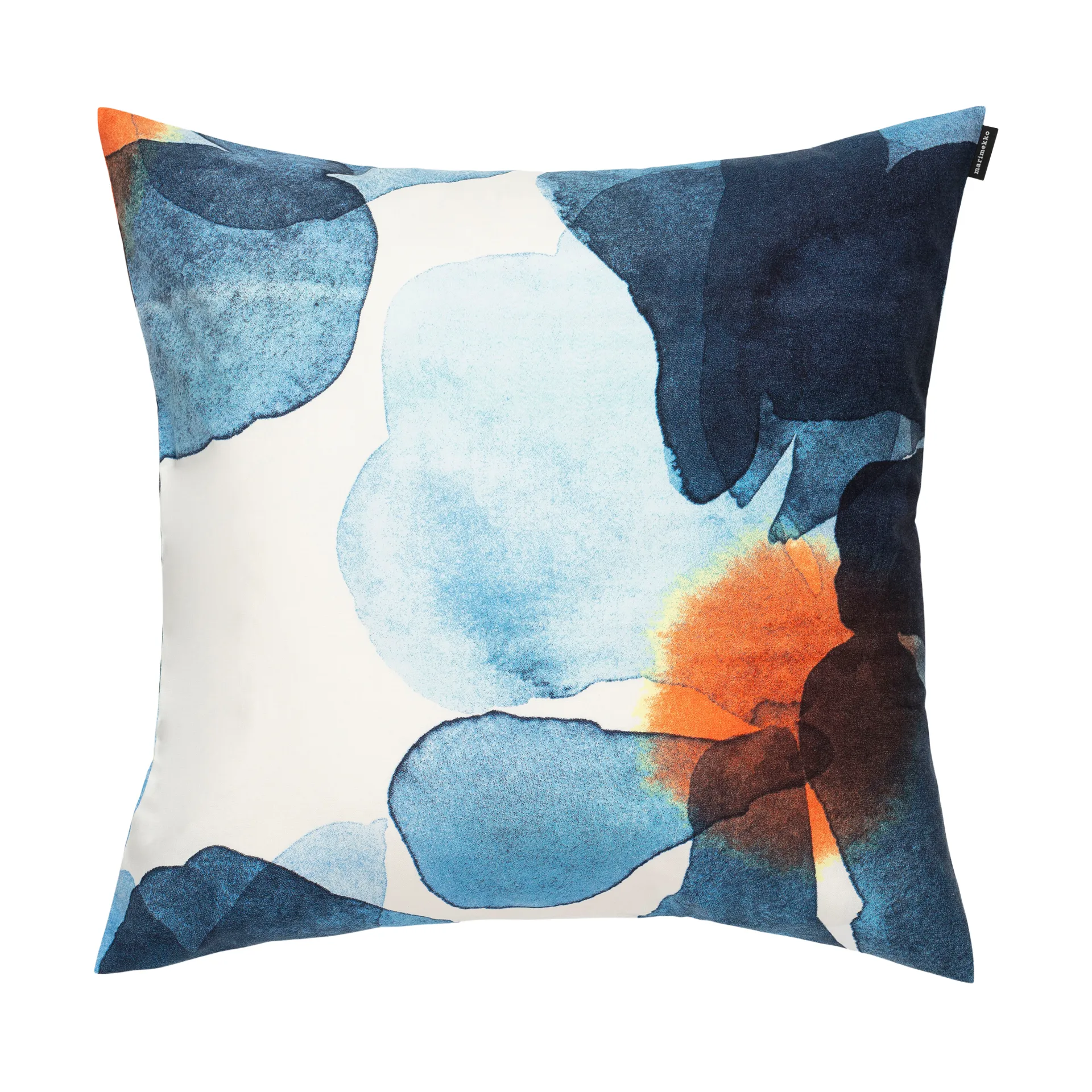 Housse de coussin Valssi 50x50 cm, White-dark blue-orange Marimekko