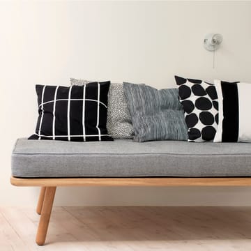 Housse de coussin Räsymatto Marimekko - noir blanc jaune