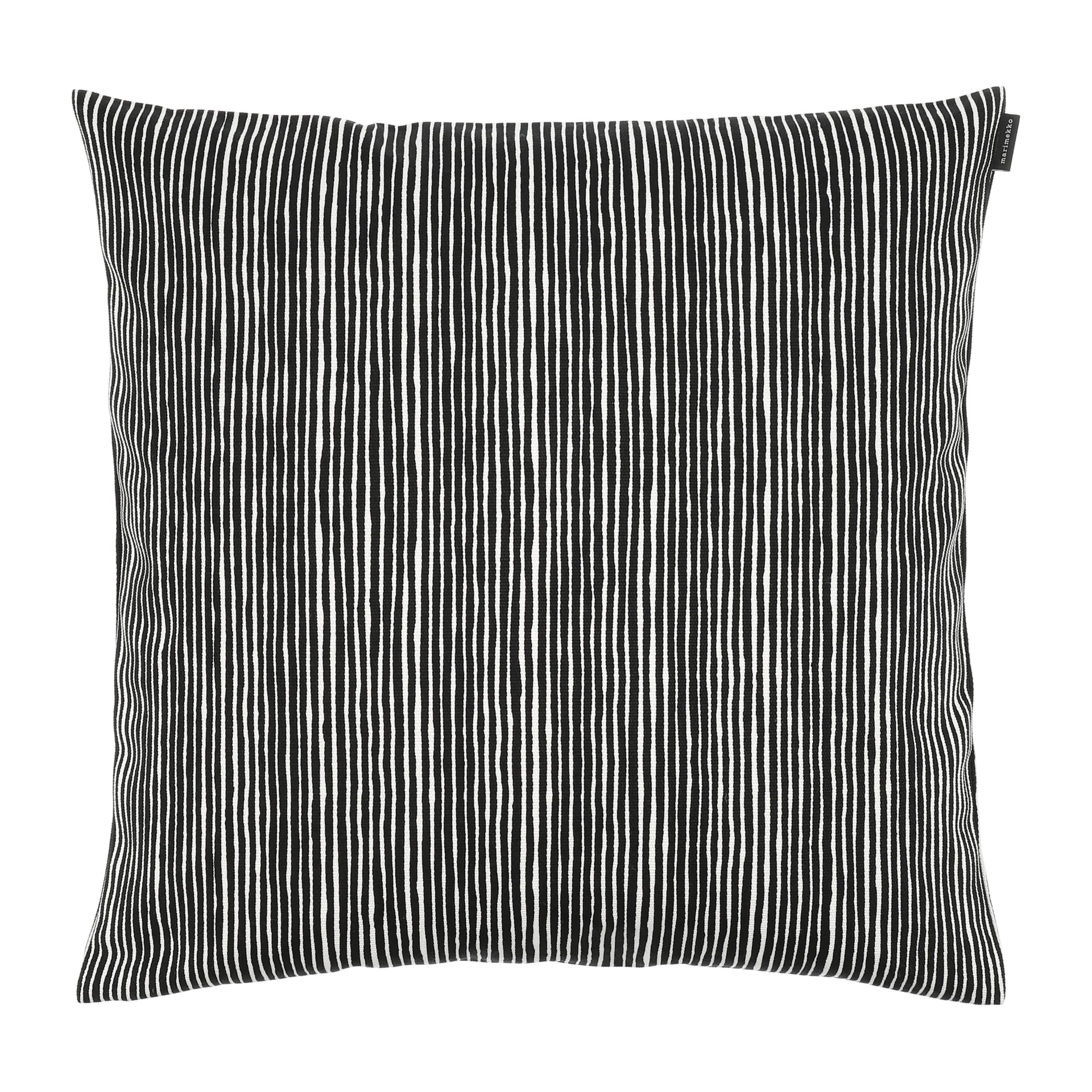 Housse de coussin Varvunraita, noir-blanc Marimekko