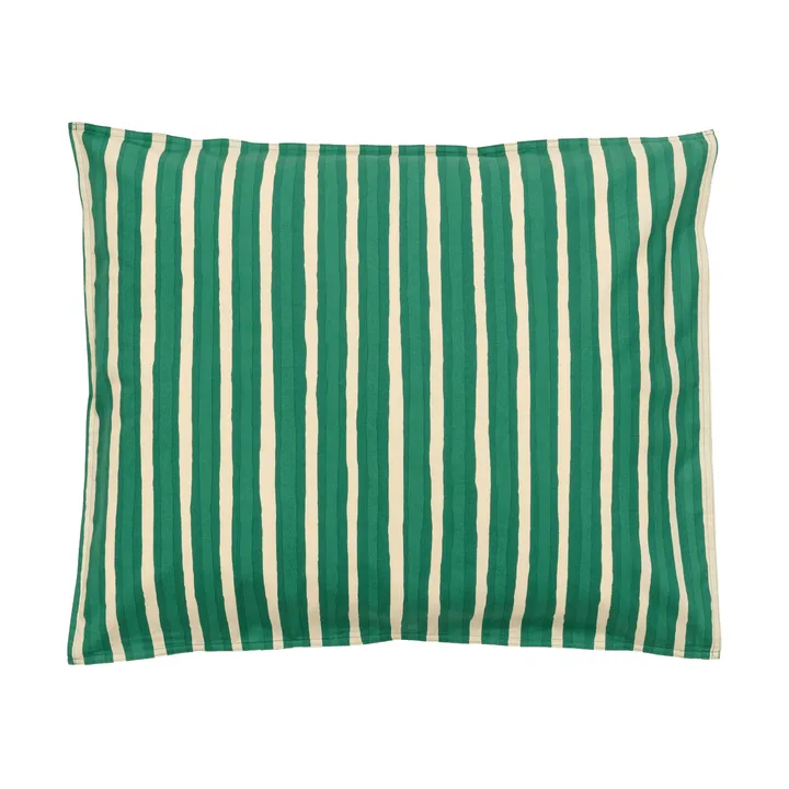 Iso Piccolo taie d’oreiller - Off white-emerald - Marimekko