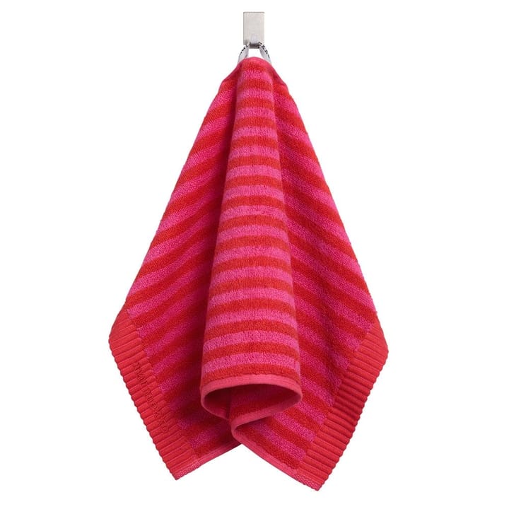 Kaksi Raitaa rouge, serviette d´invité Marimekko
