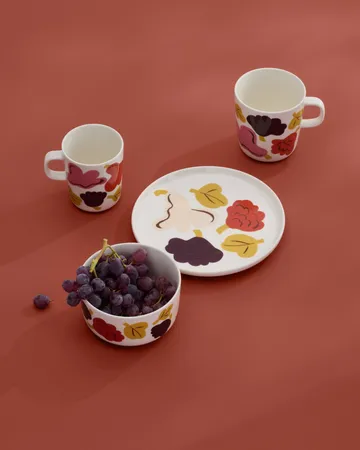 Kukasta Kukkaan bol

 - White-pink-terrac-plum, 50 cl - Marimekko