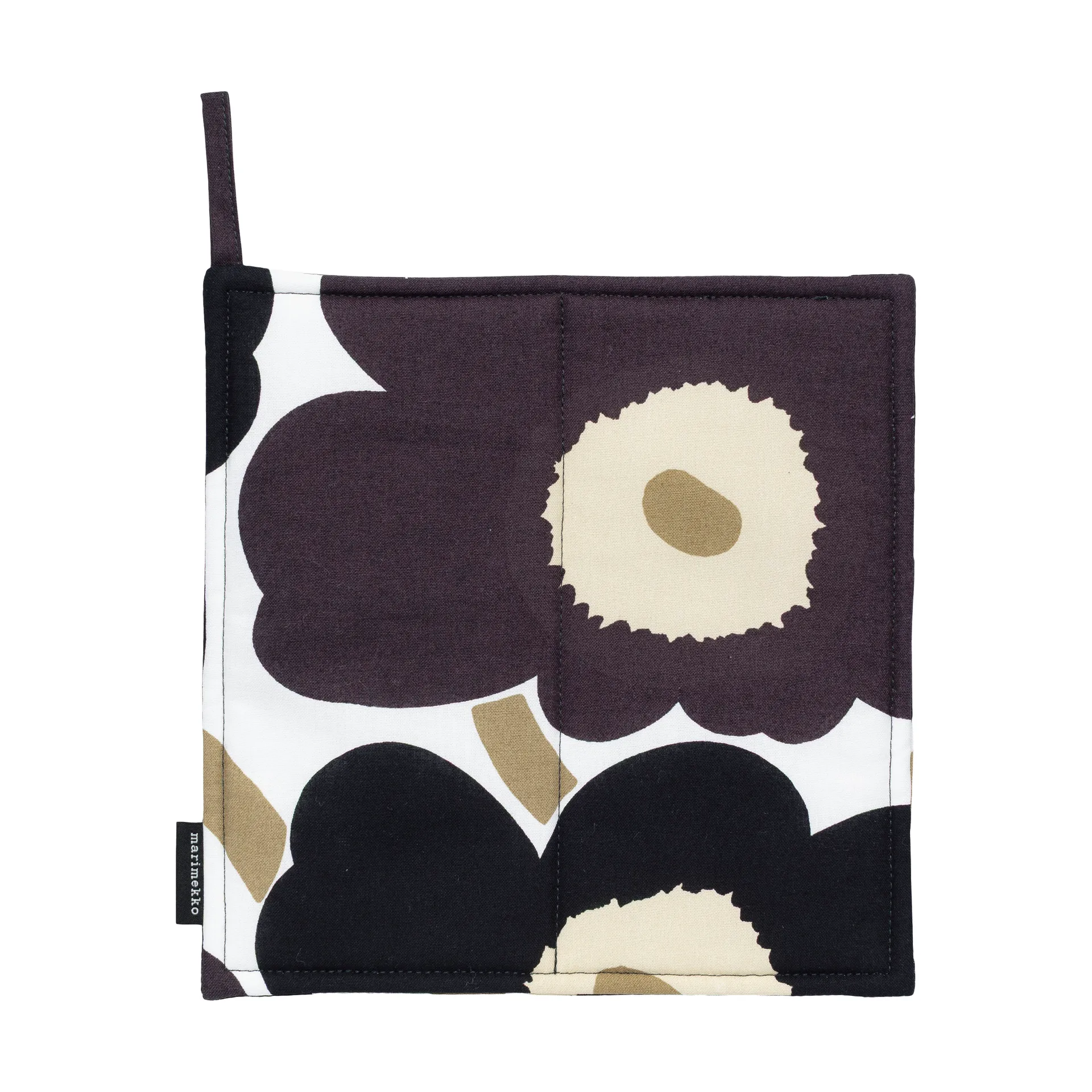Manique Pieni Unikko 21,5x21,5 cm, White-dark grey-beige Marimekko