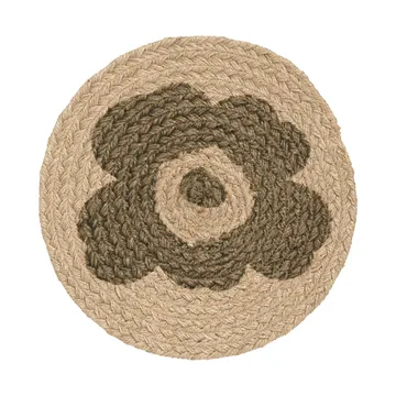 Manique Unikko jute Ø25 cm - Beige-vert - Marimekko