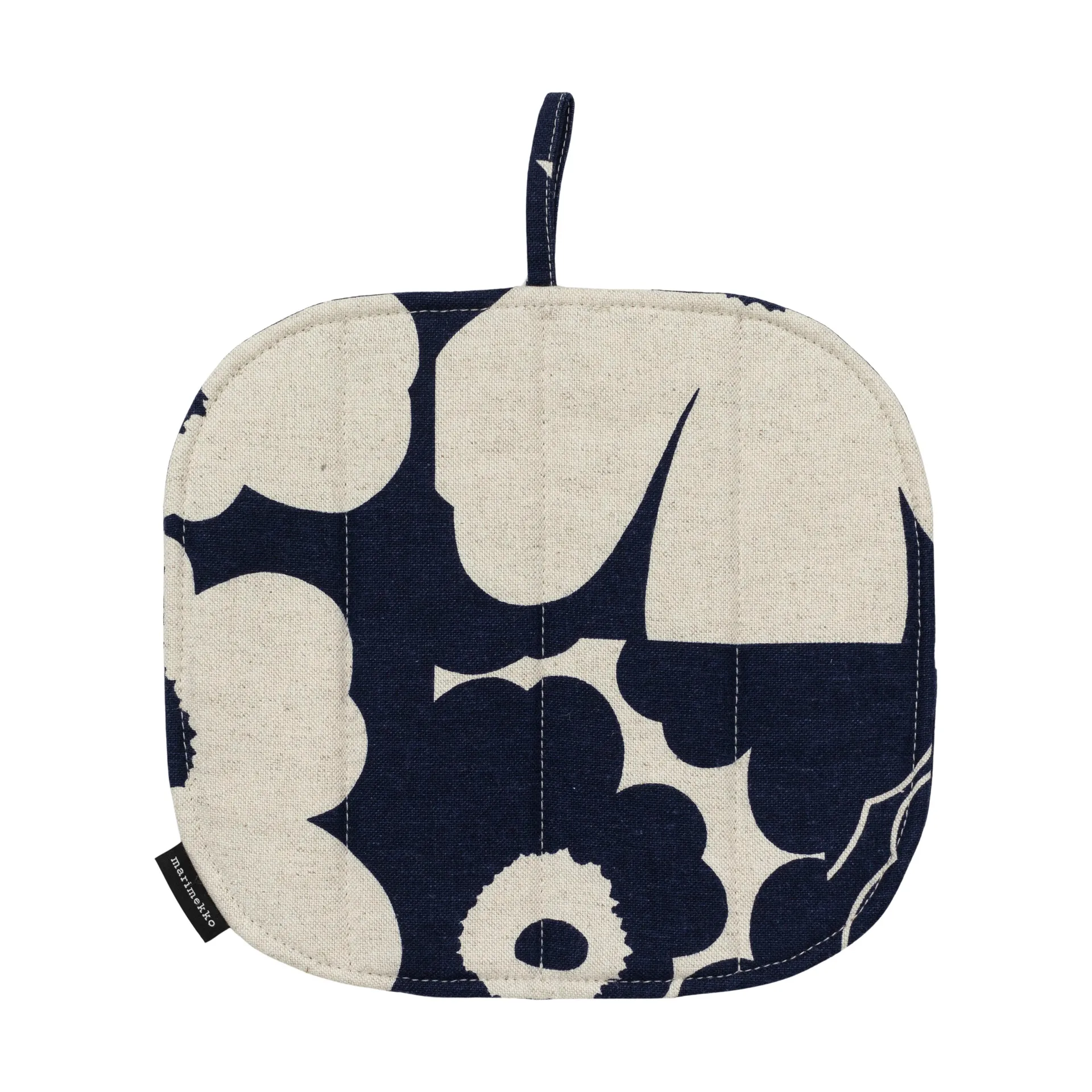 Manique Unikko Kollaasi 21,5x21,5 cm, Linen-dark navy Marimekko