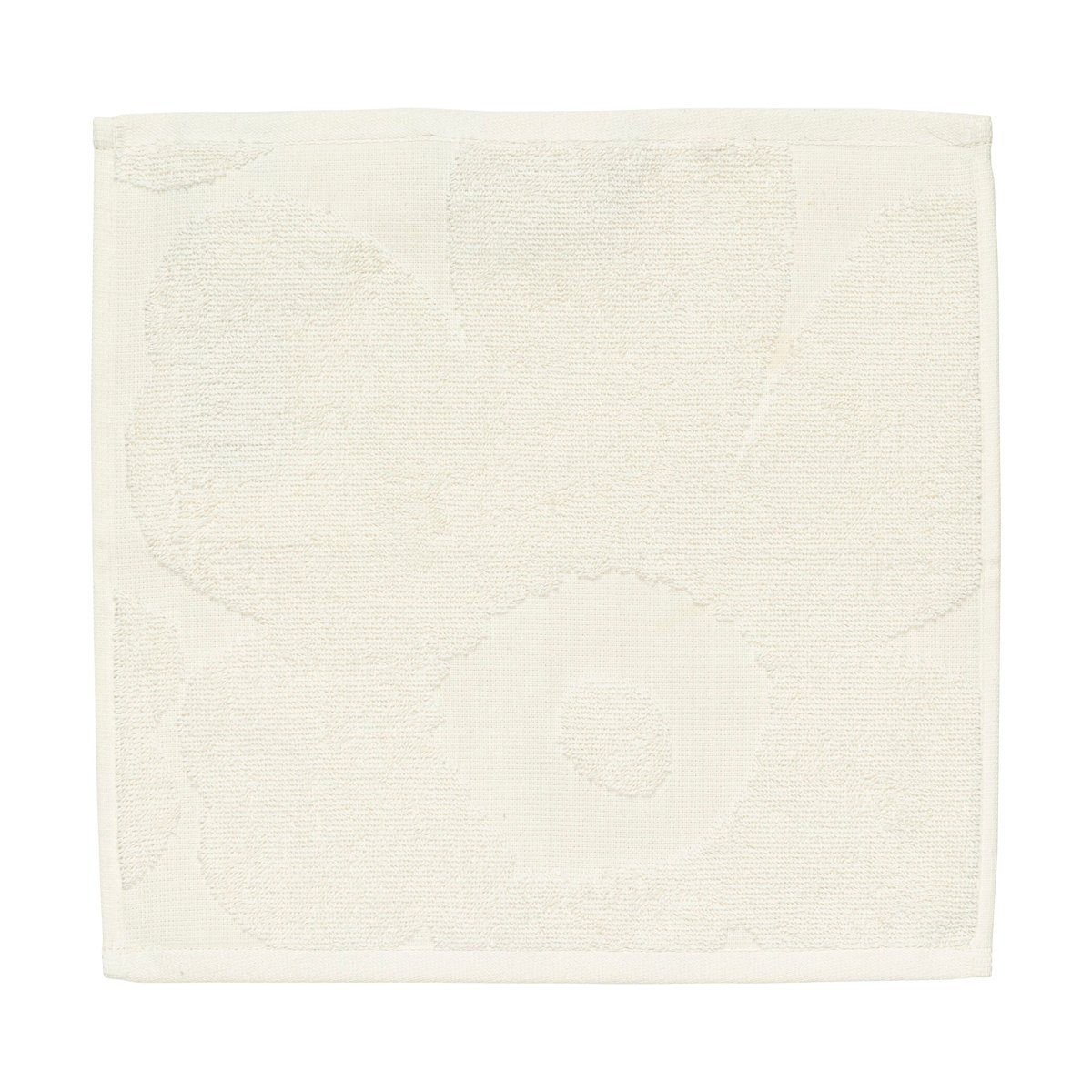 Marimekko Mini-serviette unie Unikko 32x32 cm Écru | Design Scandinave | Serviettes de toilette | Beige