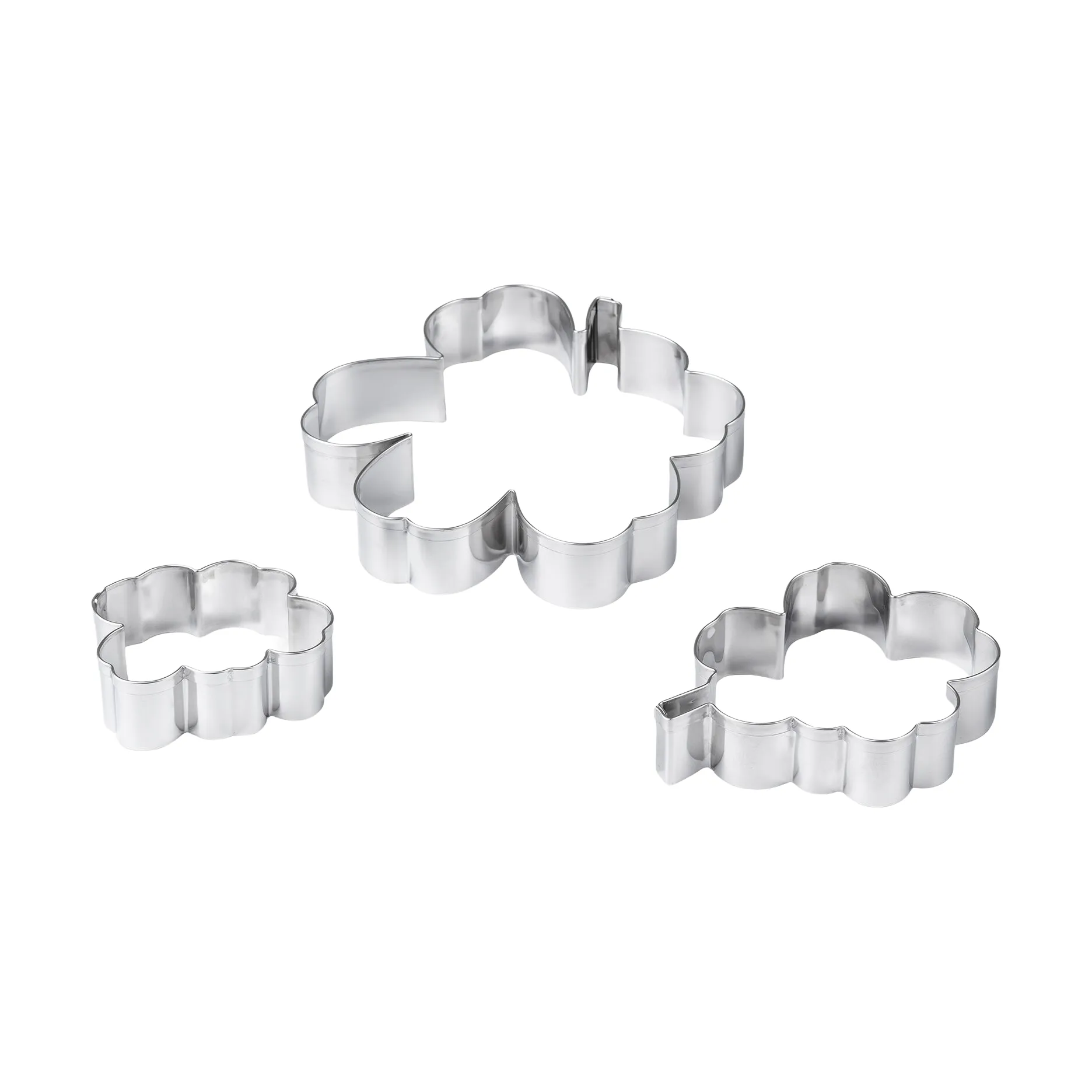 Moule à gâteau Unikko pack de 3, Stainless steel Marimekko