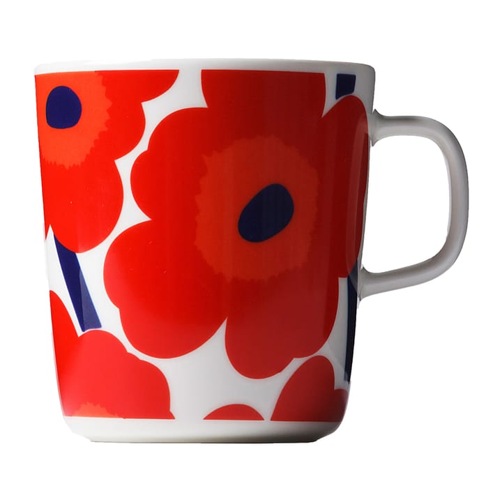 Mug à thé Unikko 4 dl - Rouge-Blanc - Marimekko