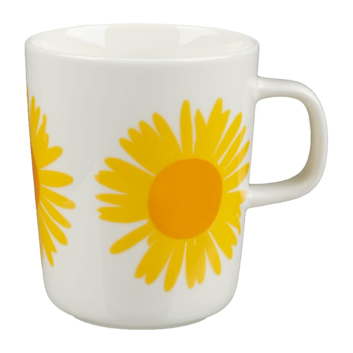 Mug Auringonkukka 25 cl - Jaune-blanc - Marimekko
