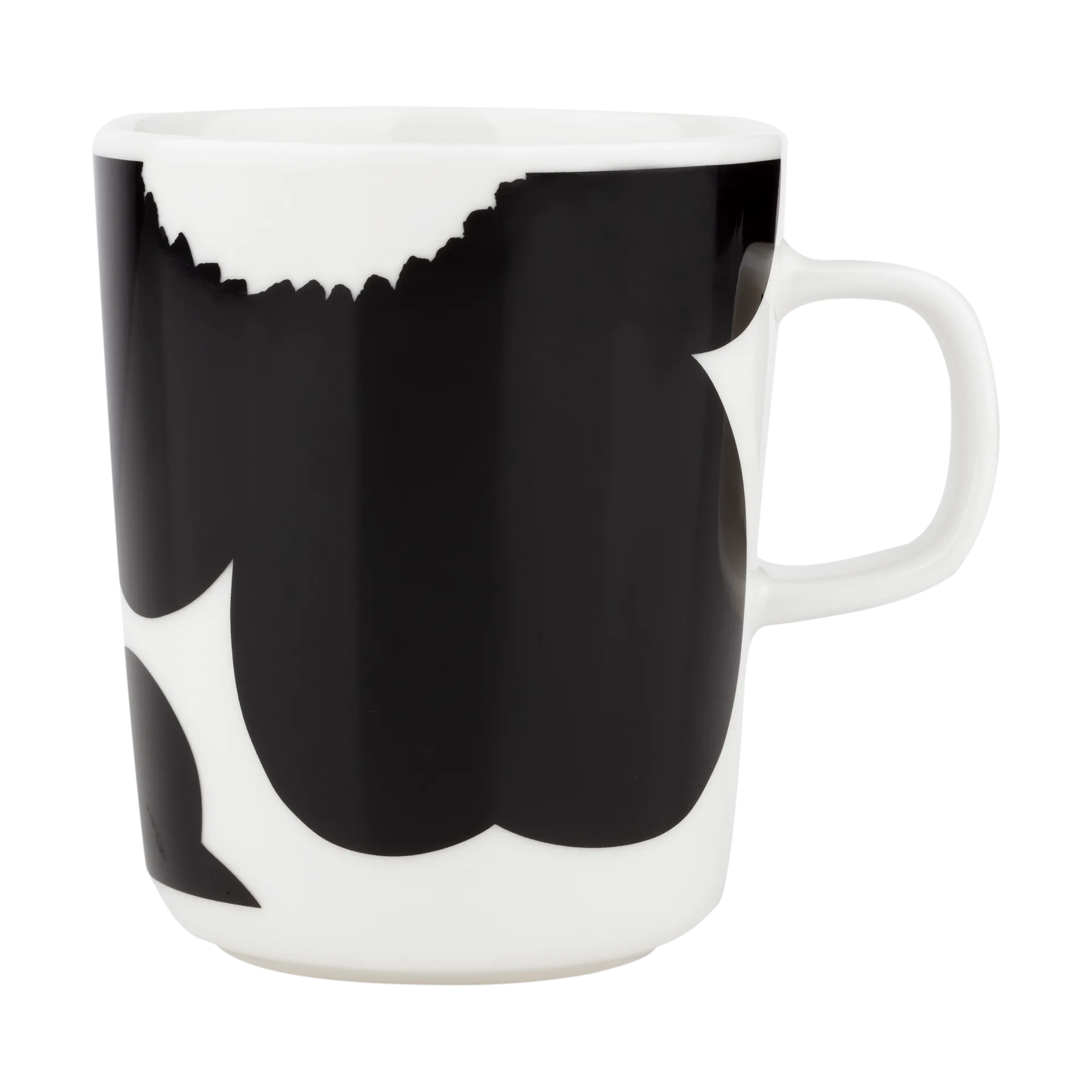 Mug Iso Unikko 25 cl, White-black Marimekko