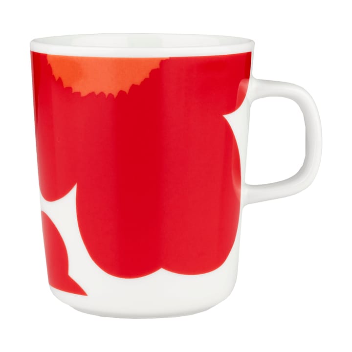 Mug Iso Unikko 25 cl - White-red - Marimekko