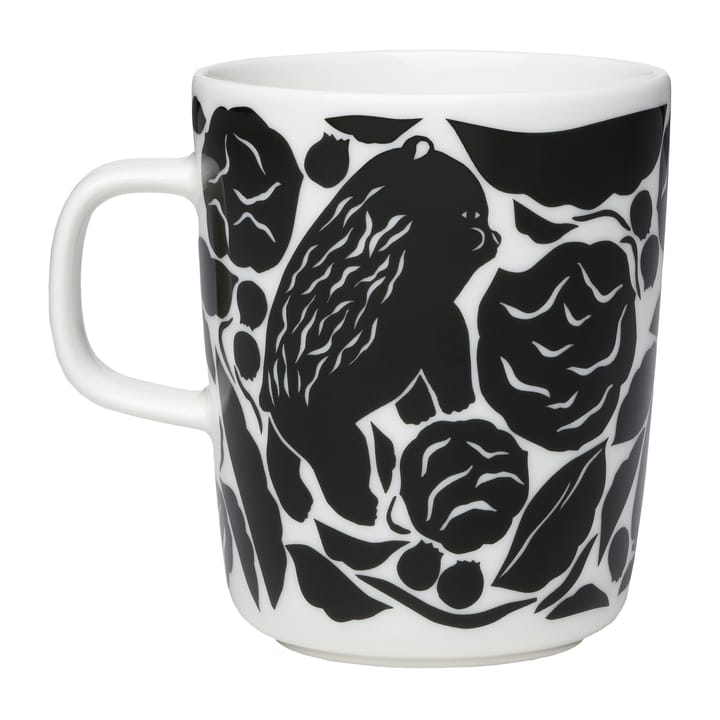 Mug Karhuemo 25 cl, Blanc-vert foncé Marimekko