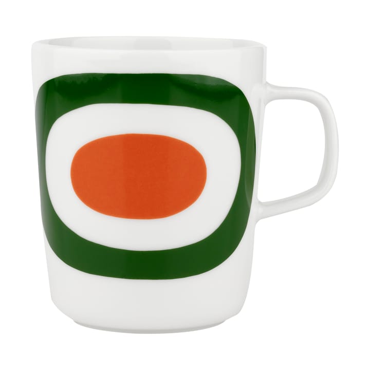 Mug Melooni 25 cl - White-green-orange - Marimekko