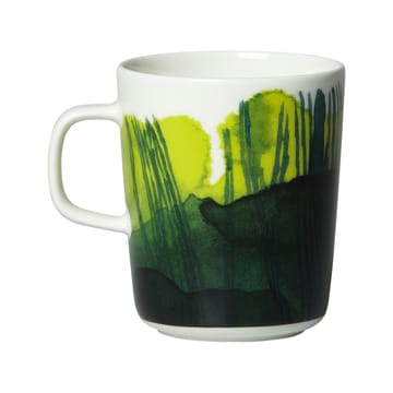 Mug Oiva Sääpäiväkirja 25 cl - Blanc-vert - Marimekko