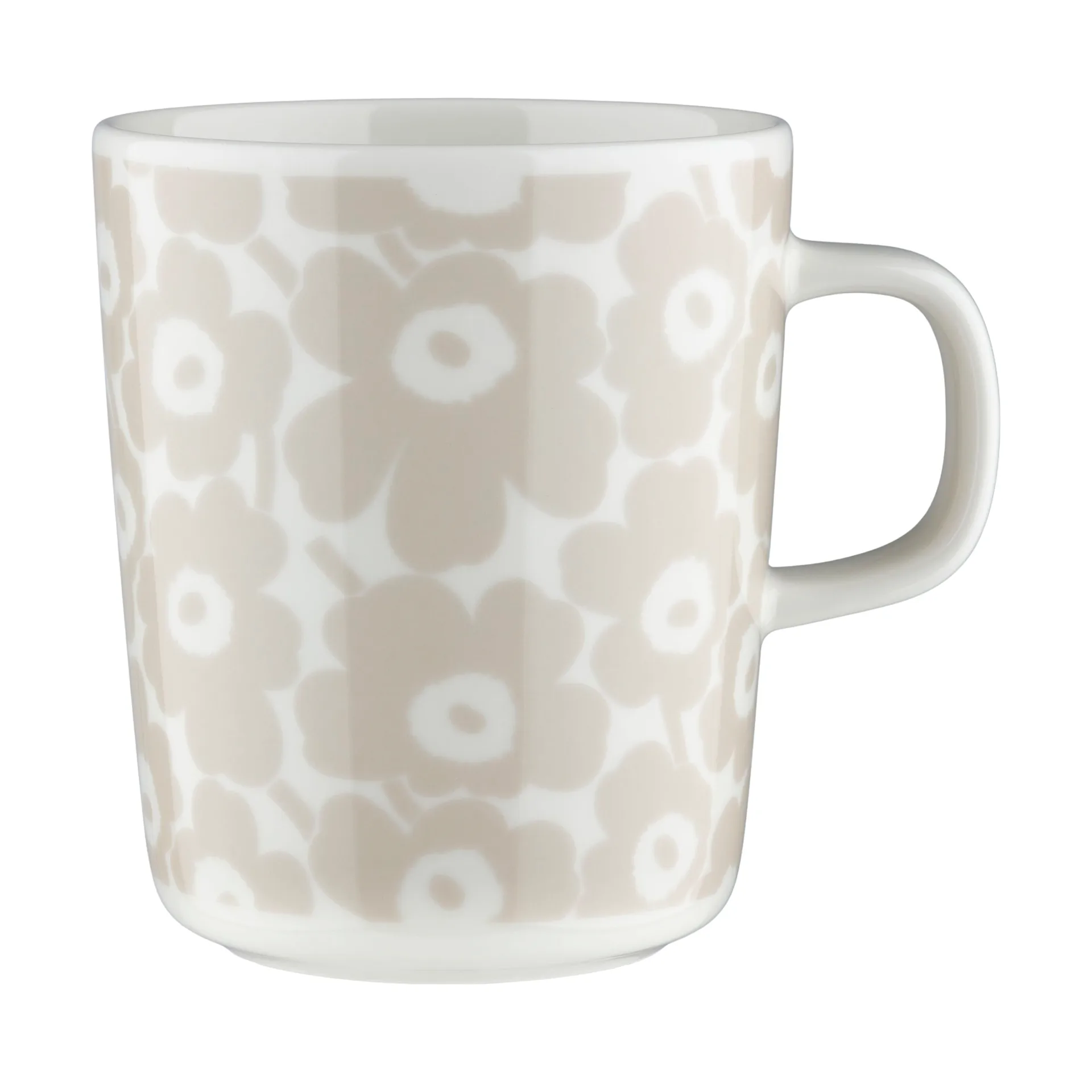 Mug Pikkuinen Unikko 25 cl, White-straw Marimekko