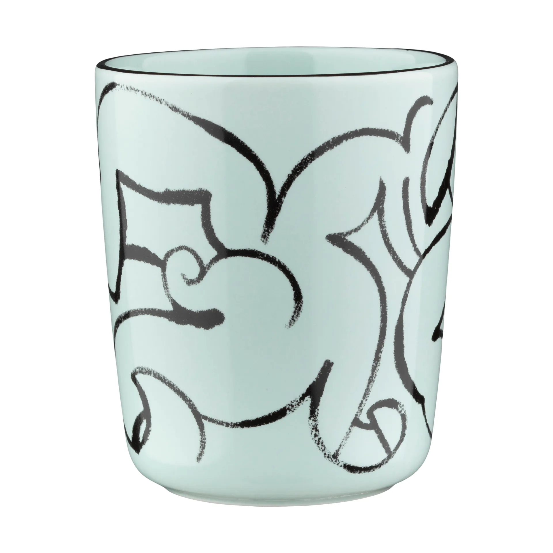 Mug Pistilla 25 cl, Mint-black Marimekko