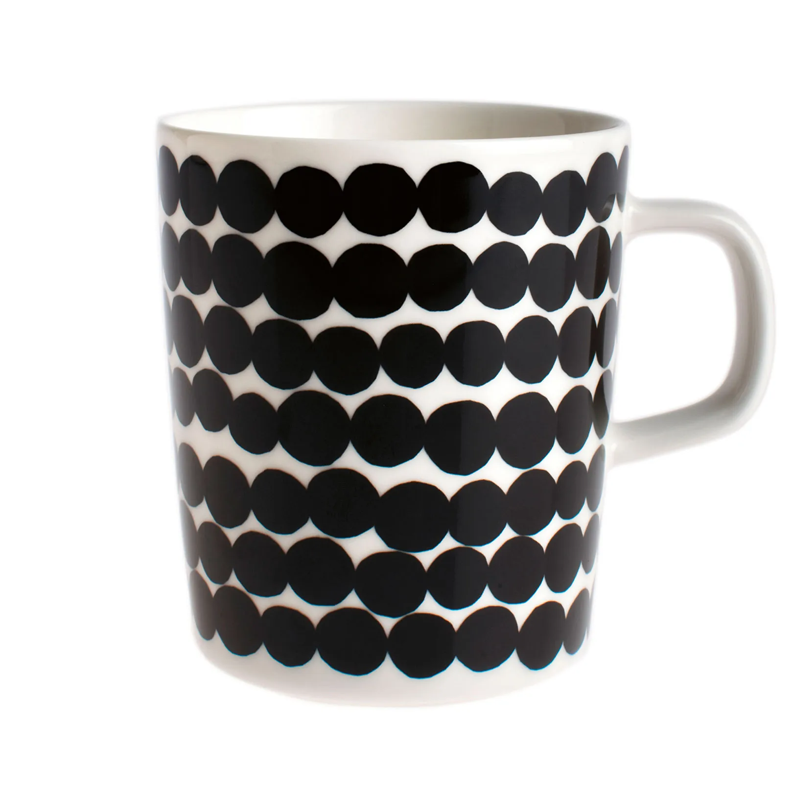 Mug Räsymatto 25 cl, noir-blanc Marimekko