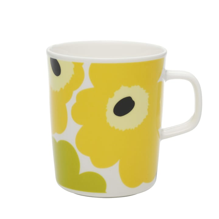 Mug Unikko 25 cl - blanc-lime - Marimekko