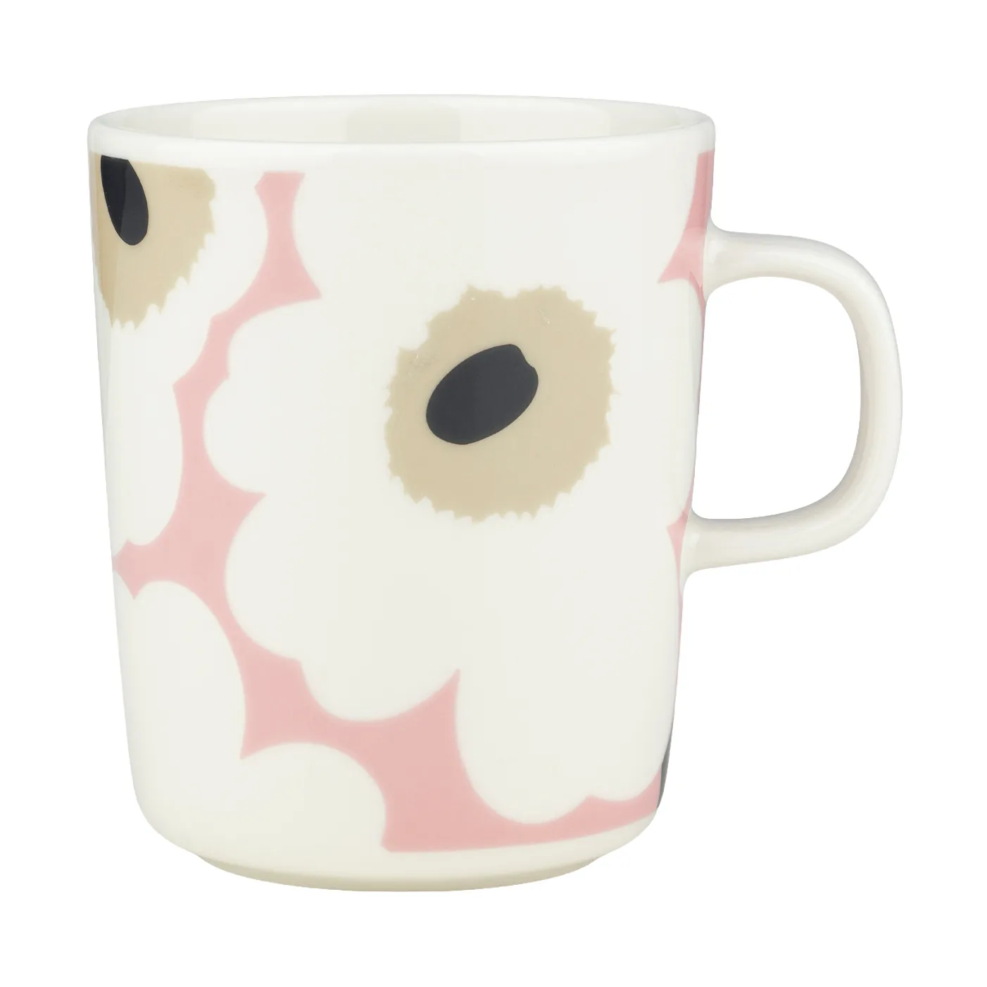 Mug Unikko 25 cl, Off white-pink-sand-charcoal Marimekko