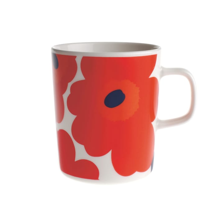 Mug Unikko 25 cl - rouge-blanc - Marimekko