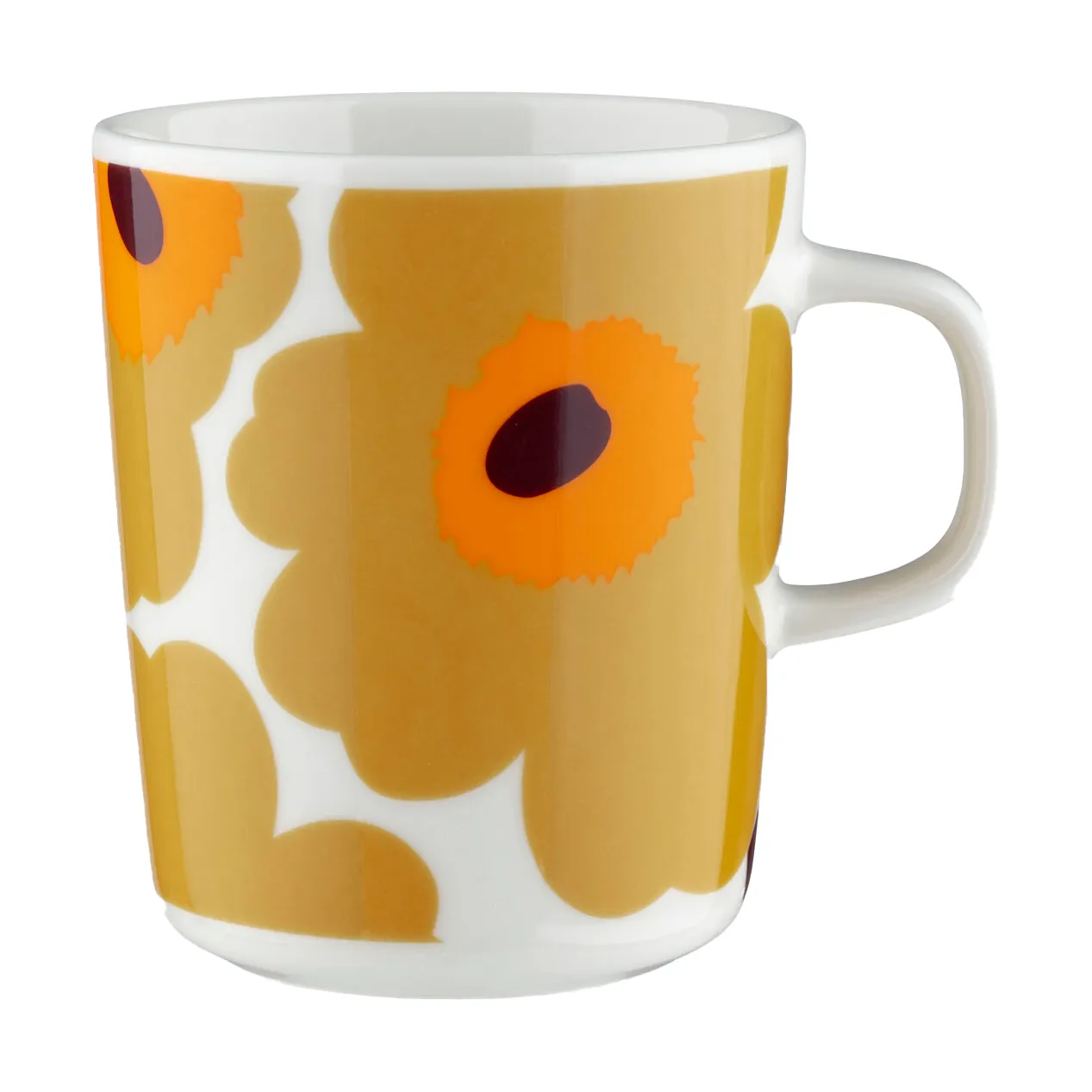 Mug Unikko 25 cl, White-caramel-warm orange Marimekko